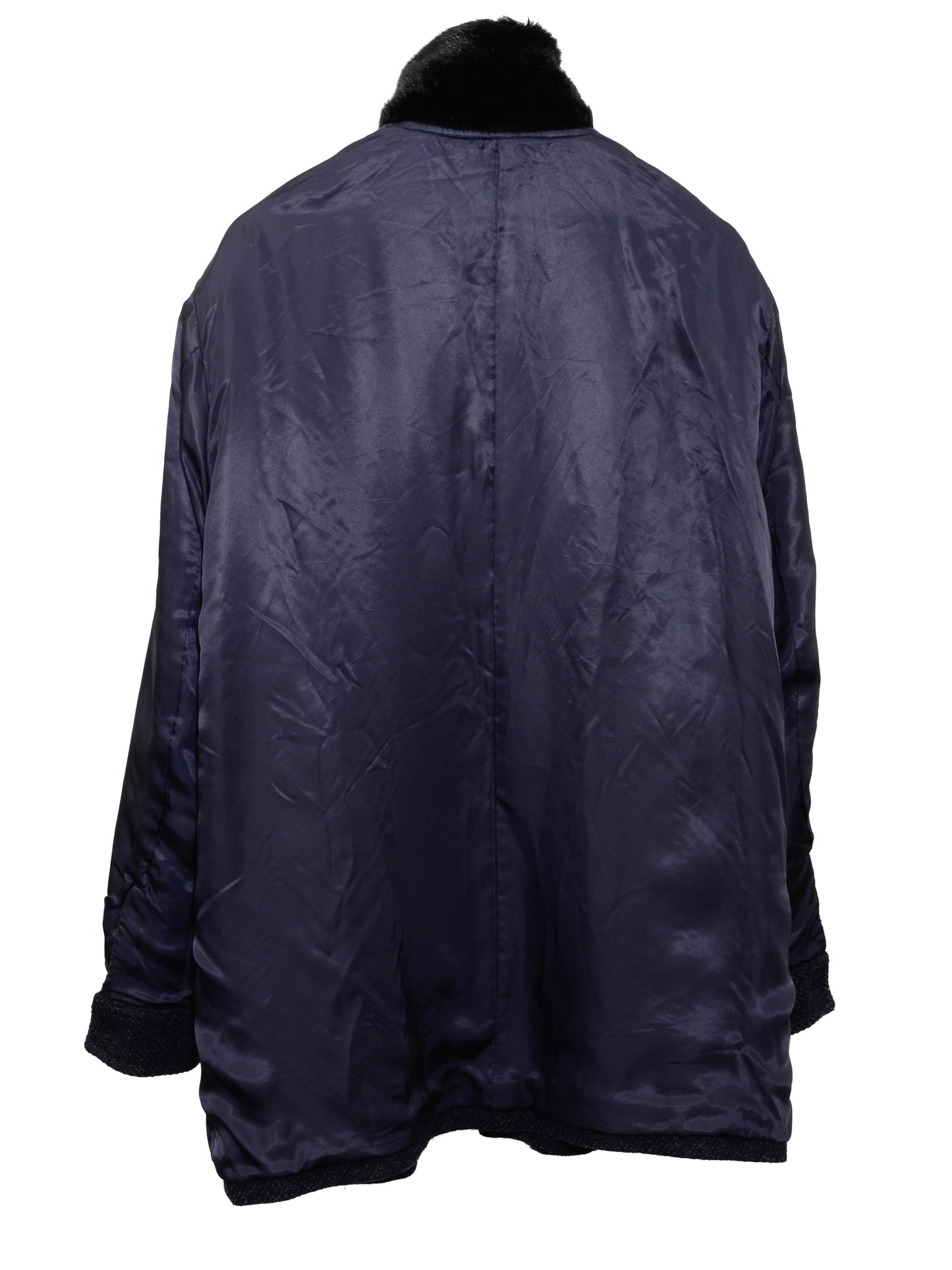 zip jacket navy ∙ wool nylon ∙ medium