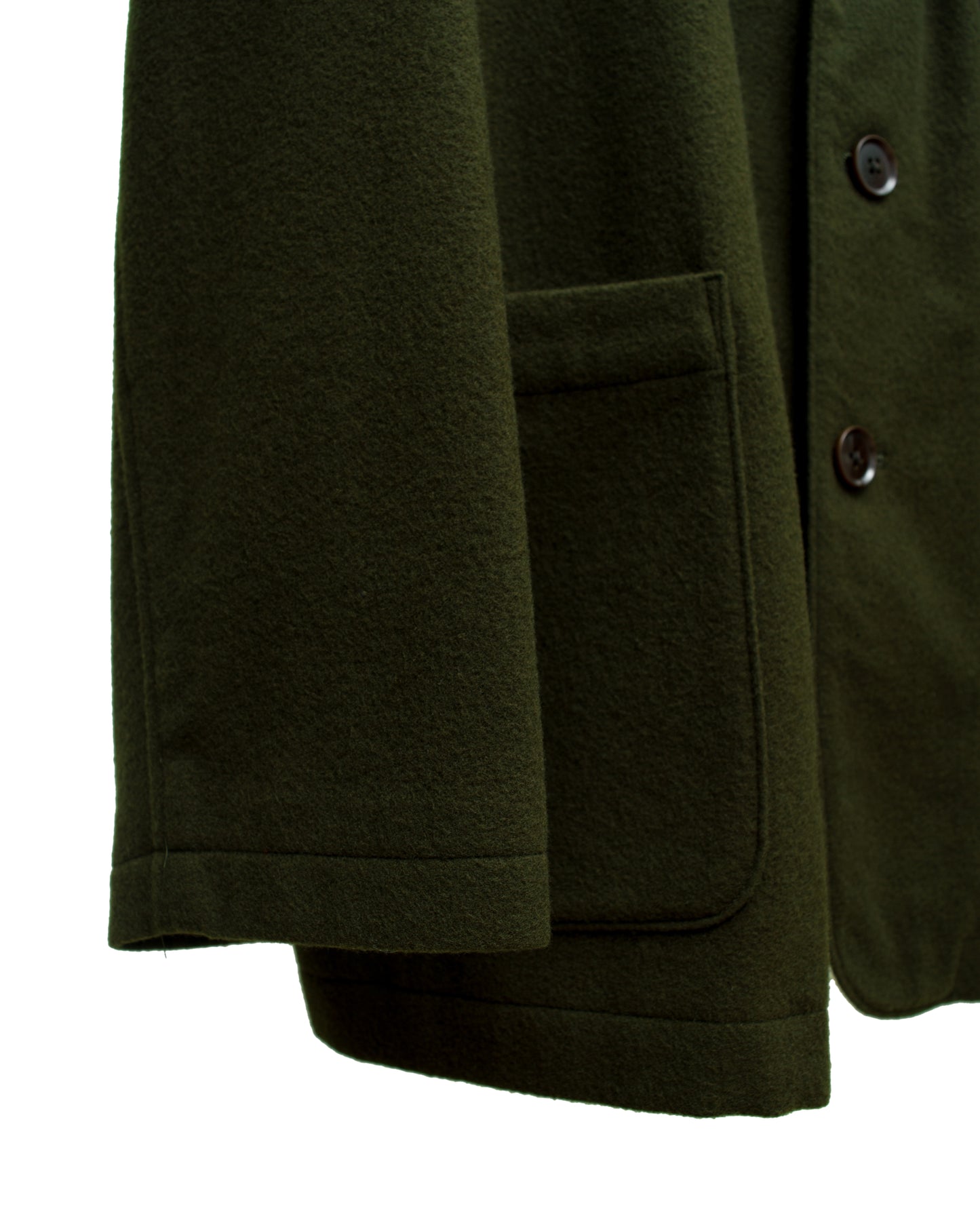 tailored jacket olive ∙ melton wool ∙ medium