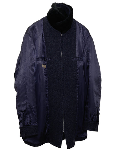 zip jacket navy ∙ wool nylon ∙ medium