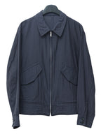 Zip Front Blouson Navy