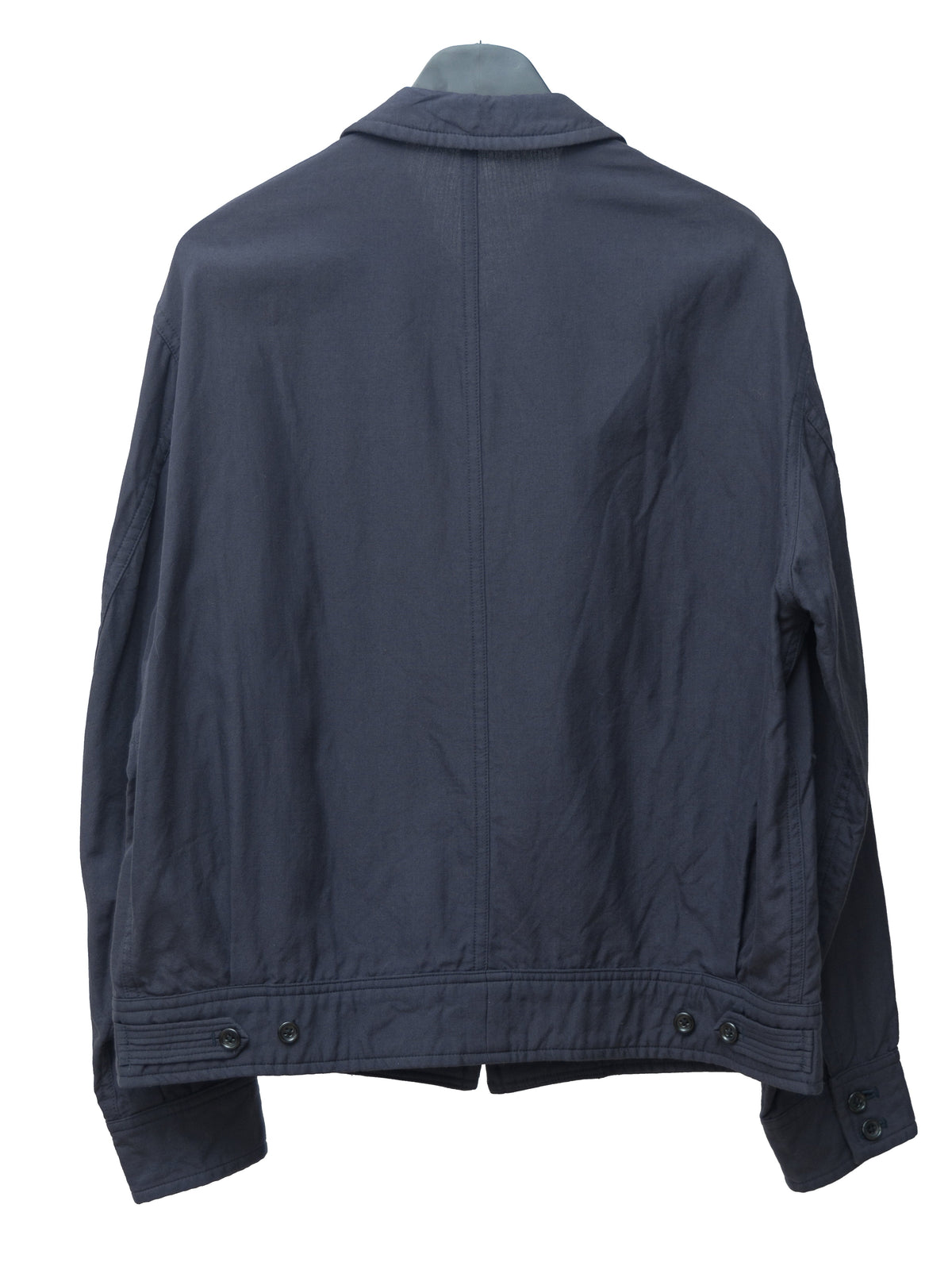Zip Front Blouson Navy