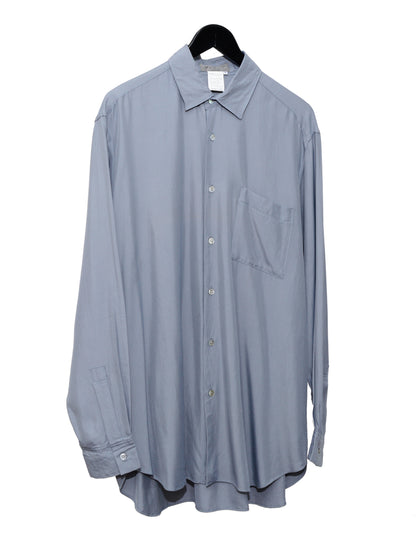 oversized shirt slate ∙ rayon silk ∙ medium