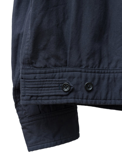 zip front blouson navy ∙ cotton ∙ medium