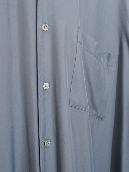 oversized shirt slate ∙ rayon silk ∙ medium