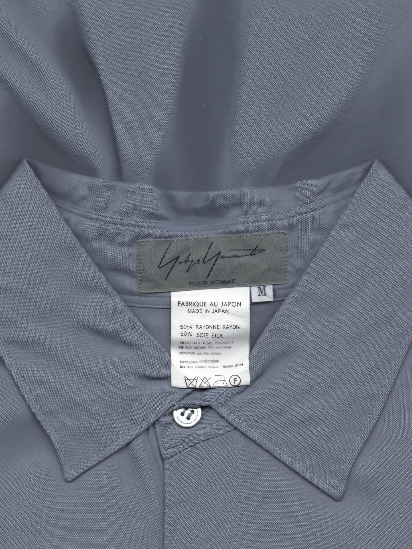 oversized shirt slate ∙ rayon silk ∙ medium