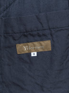 Zip Front Blouson Navy
