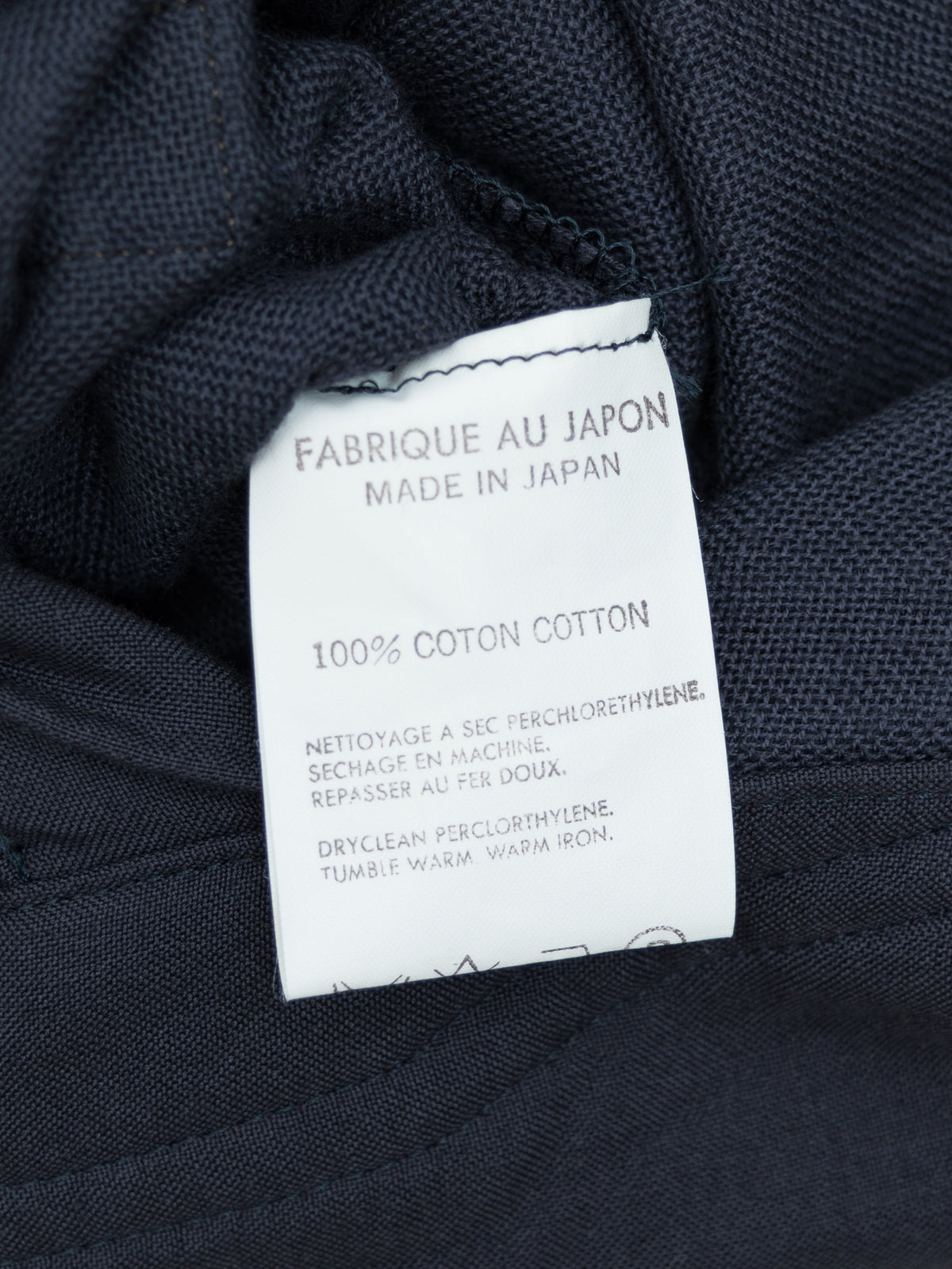 Zip Front Blouson Navy