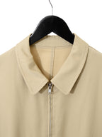 Zip Front Blouson Tan