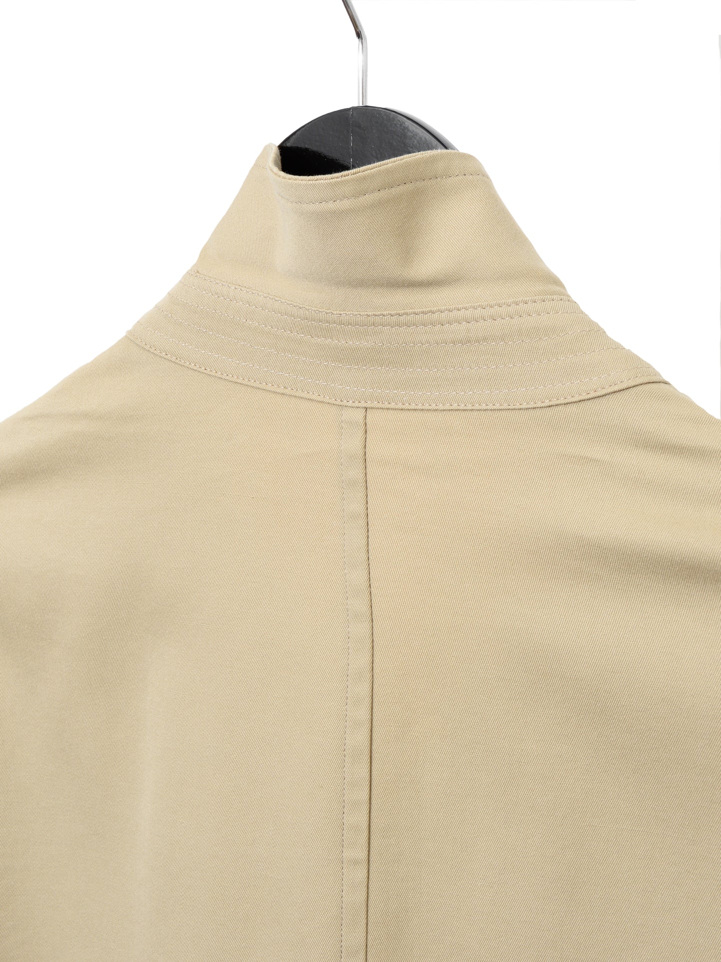 zip front blouson tan ∙ cotton silk ∙ medium