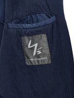 Garment Dyed Tailored Jacket Navy