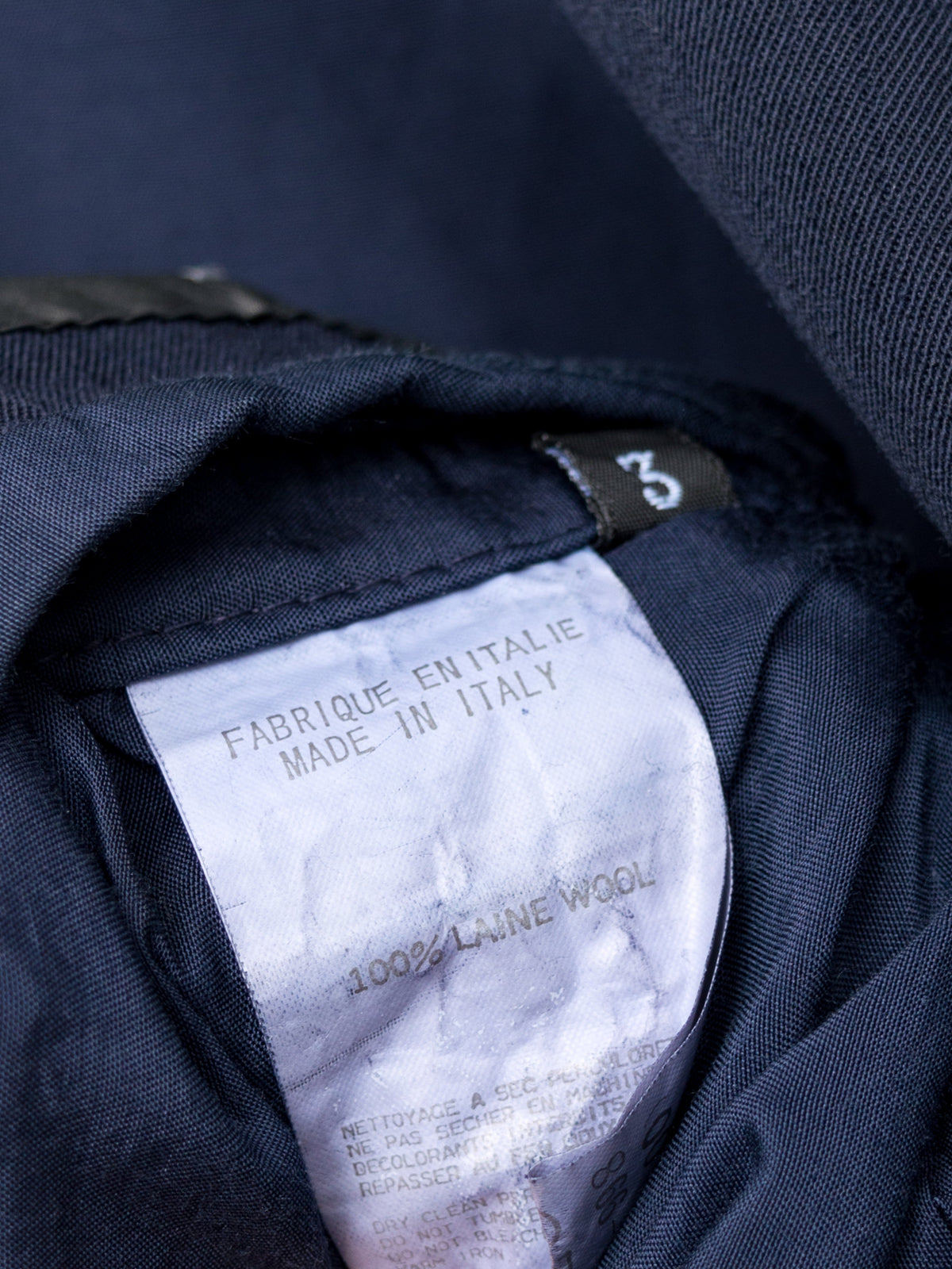 Garment Dyed Tailored Jacket Navy
