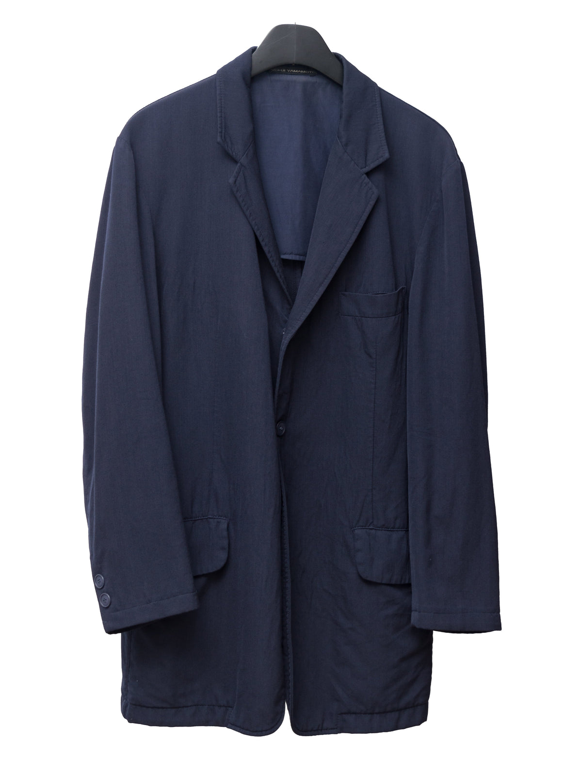 Garment Dyed Tailored Jacket Navy