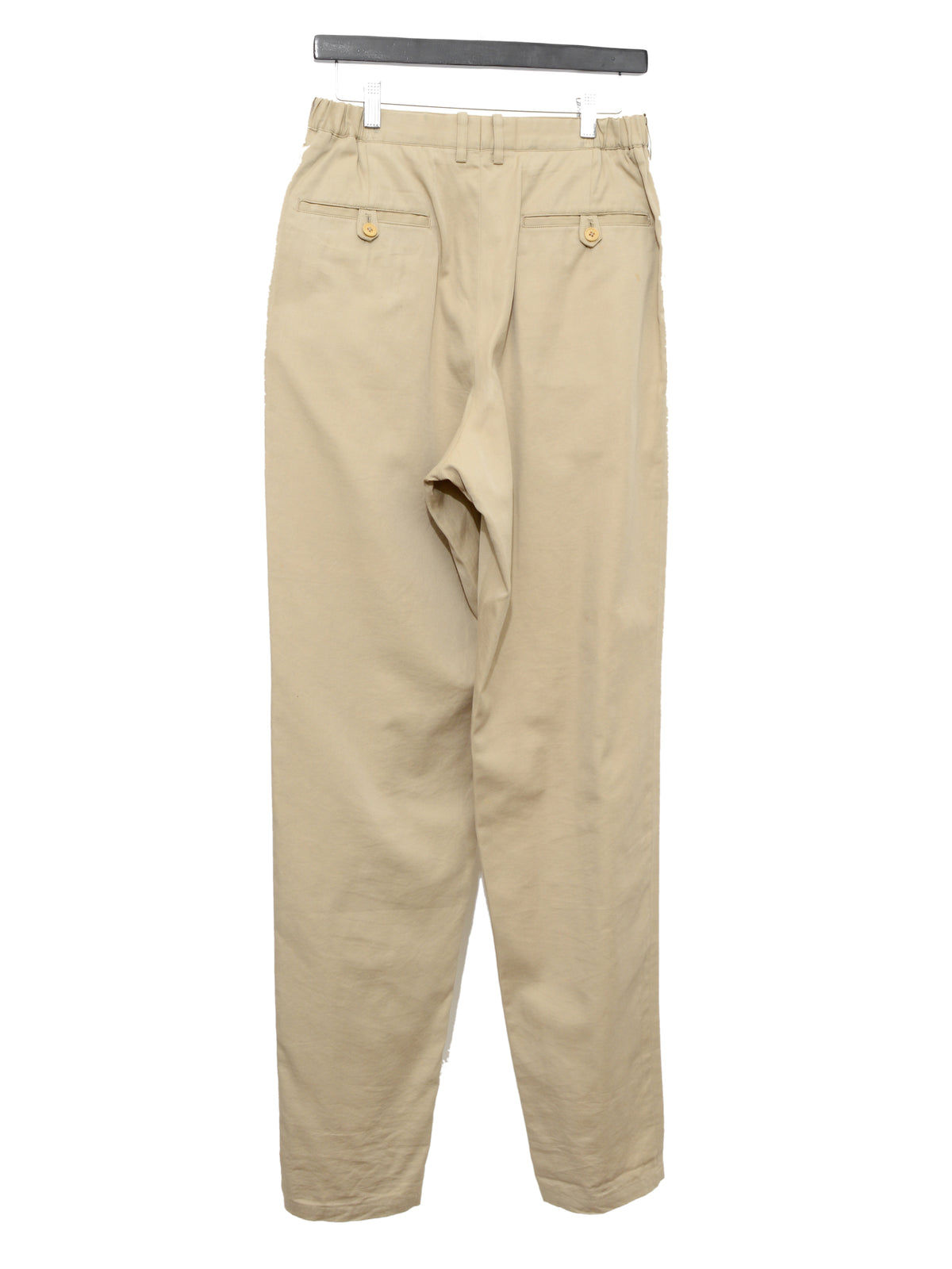 Elastic Waist Pants Tan