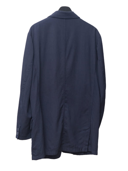 garment dyed tailored jacket navy ∙ wool ∙ medium