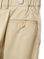 Elastic Waist Pants Tan