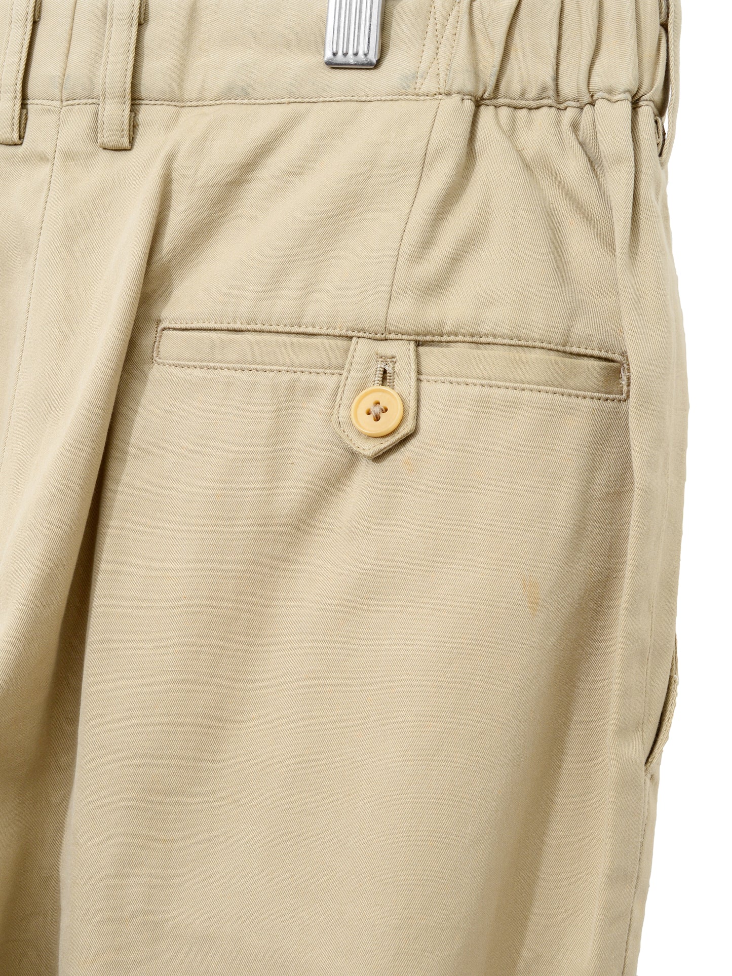 elastic waist pants tan ∙ cotton silk ∙ small