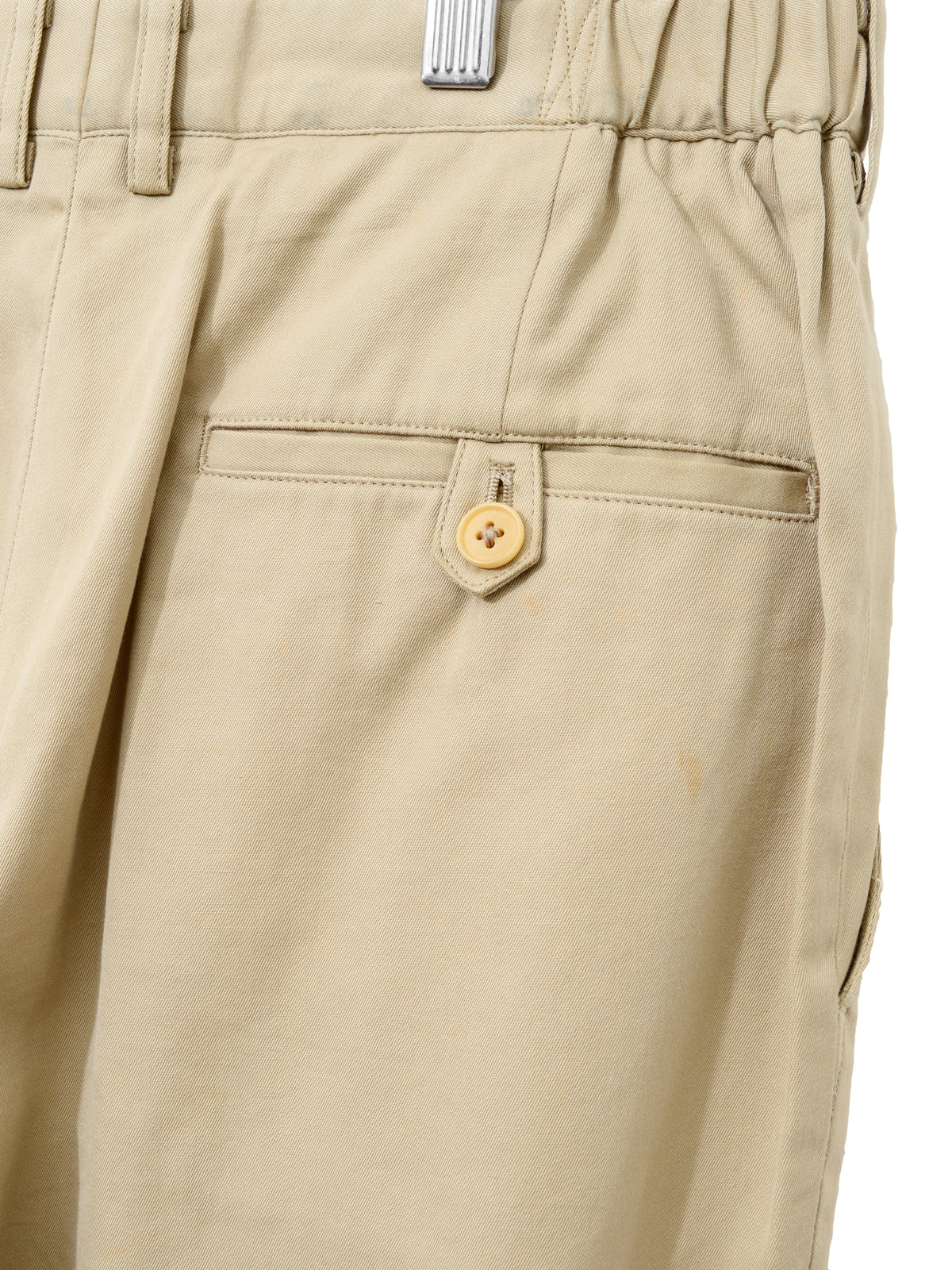 Elastic Waist Pants Tan