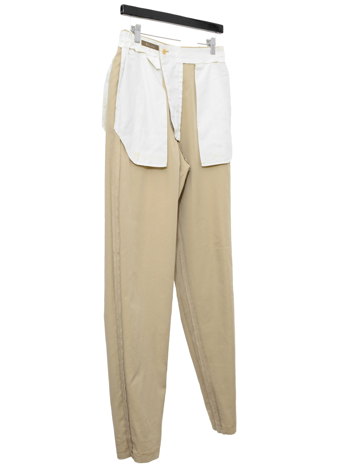 Elastic Waist Pants Tan
