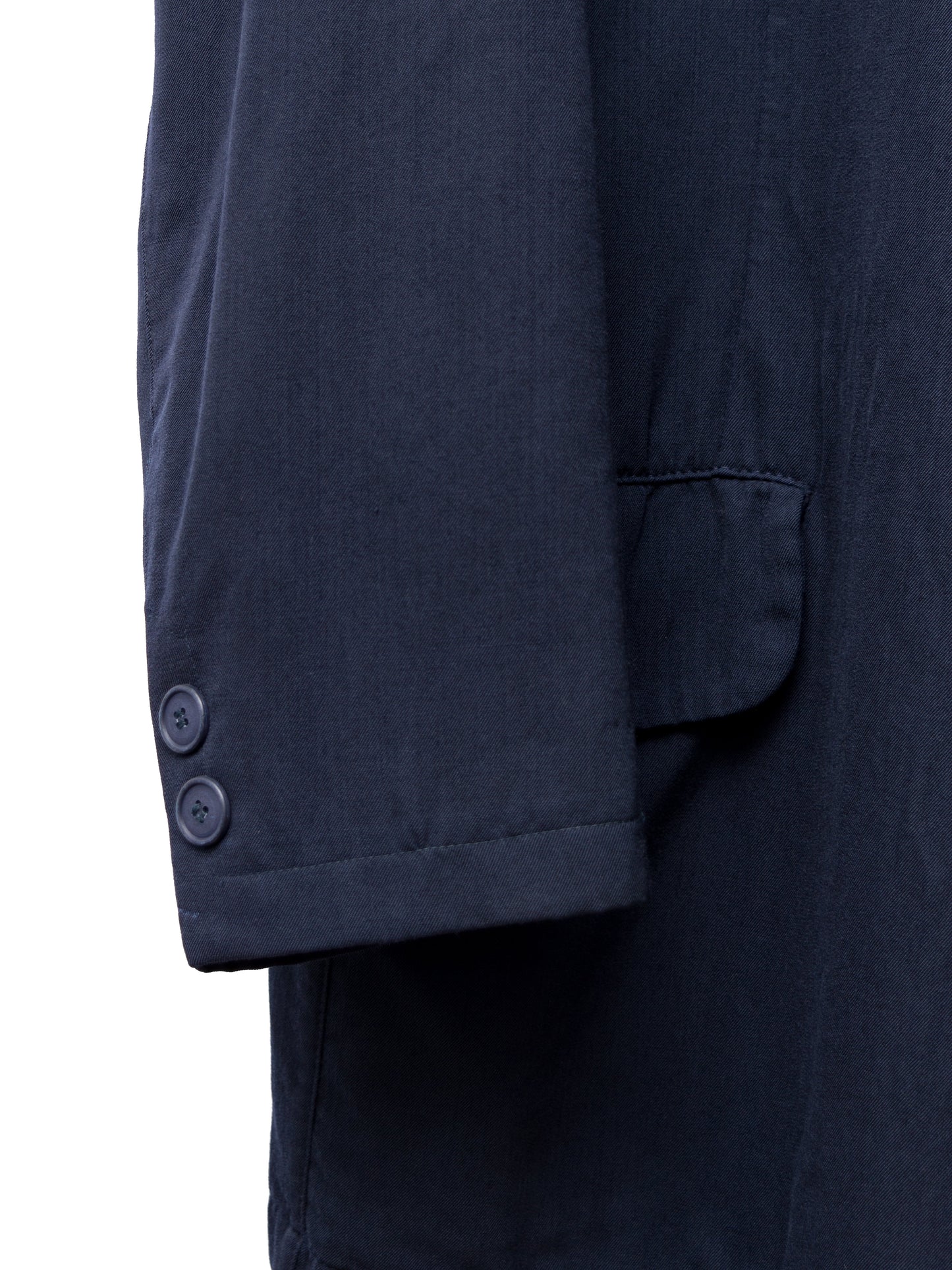 garment dyed tailored jacket navy ∙ wool ∙ medium