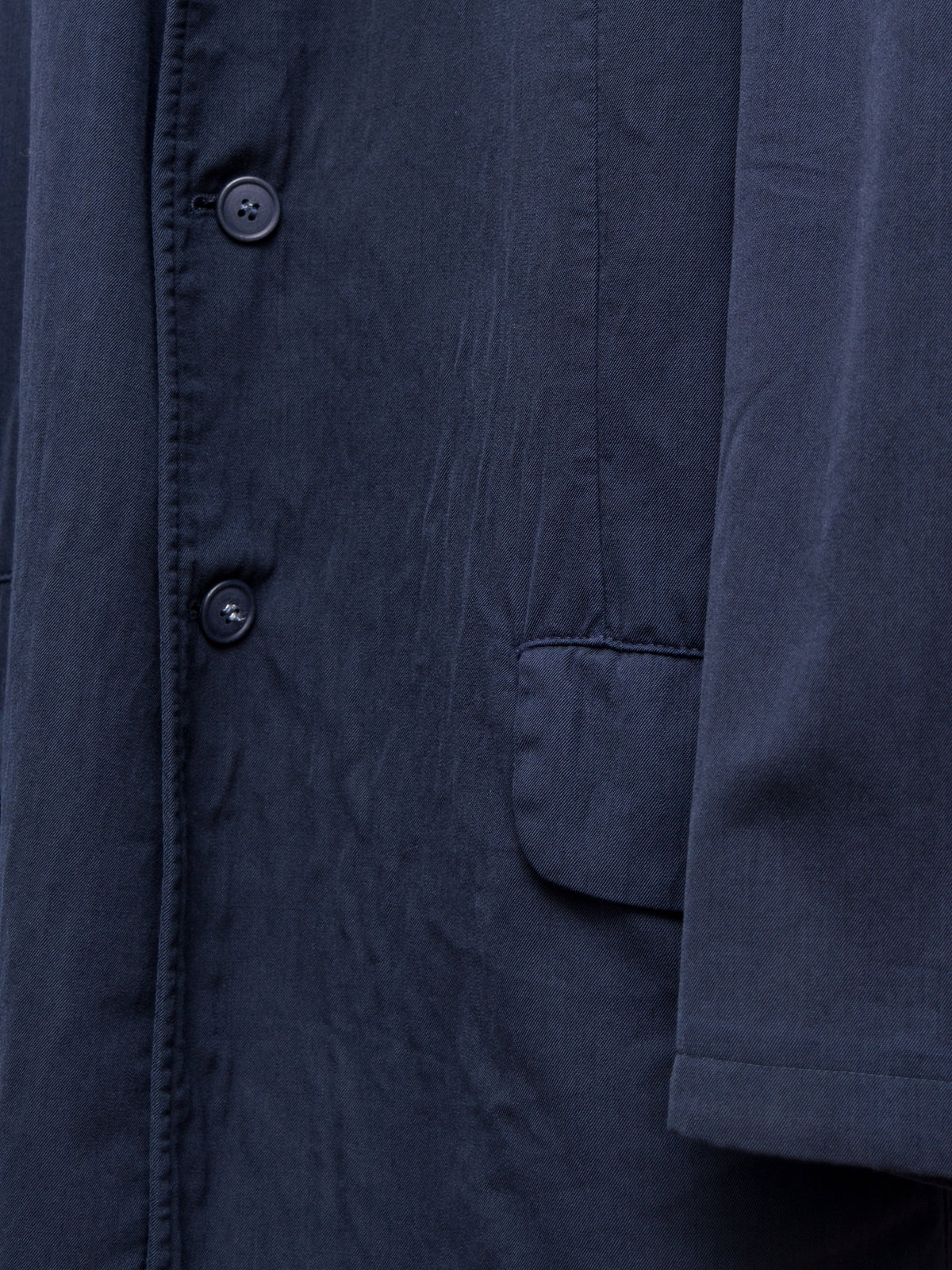 Garment Dyed Tailored Jacket Navy