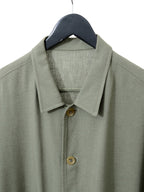 Button Front Blouson Sage