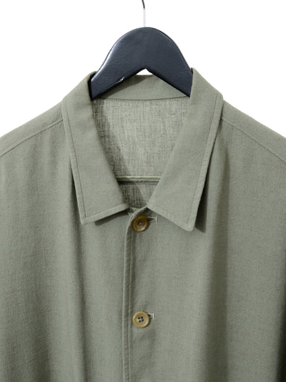 button front blouson sage ∙ rayon linen ∙ large