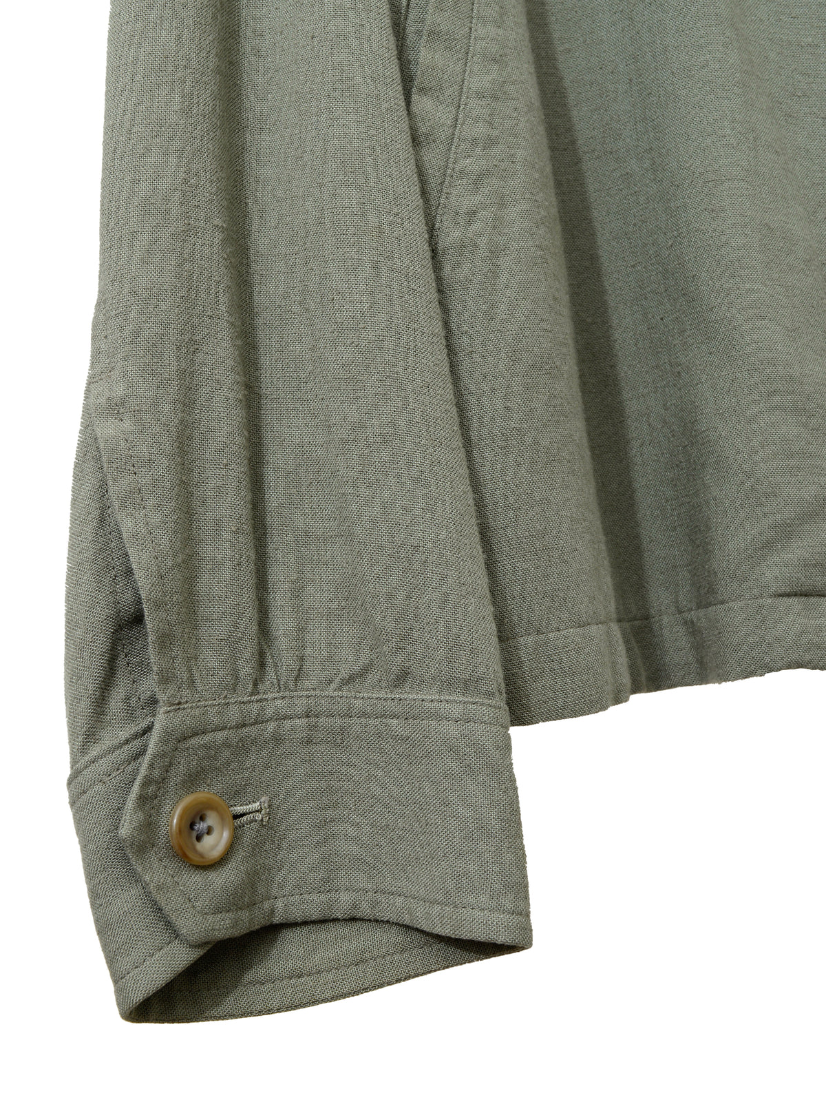 Button Front Blouson Sage