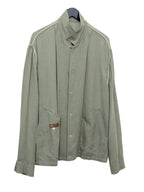 Button Front Blouson Sage