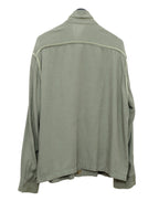 Button Front Blouson Sage