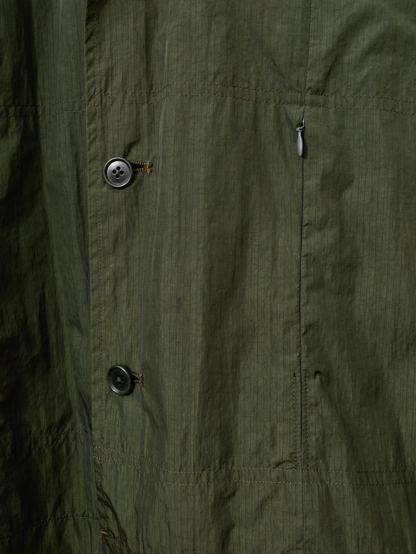 ripstop blouson olive ∙ nylon ∙ large