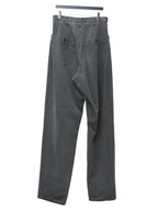 Gathered Pleat Jeans Grey