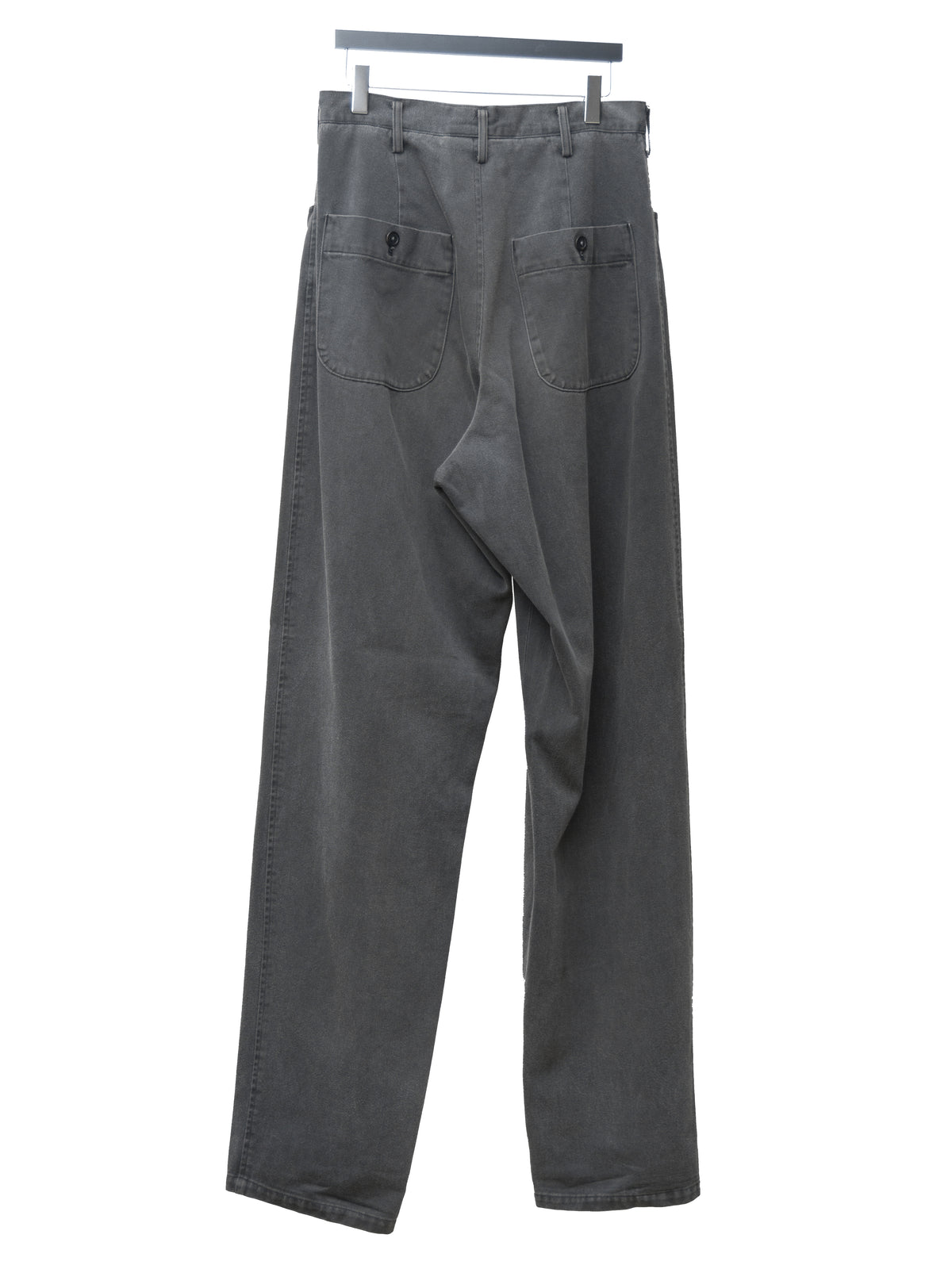 Gathered Pleat Jeans Grey