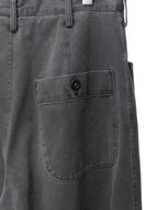 Gathered Pleat Jeans Grey