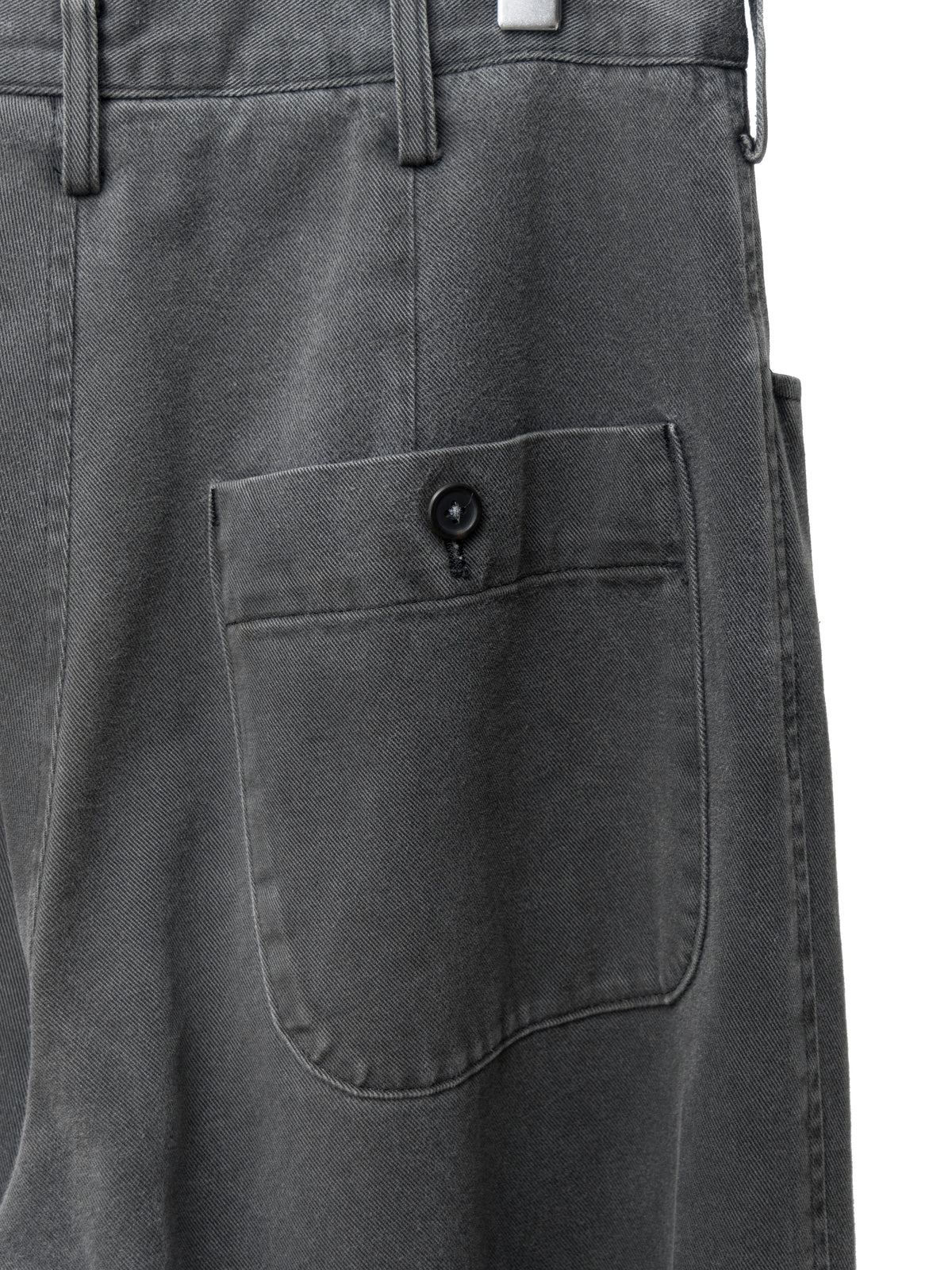 Gathered Pleat Jeans Grey