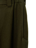 Elastic Waist Pants Olive