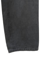 Gathered Pleat Jeans Grey