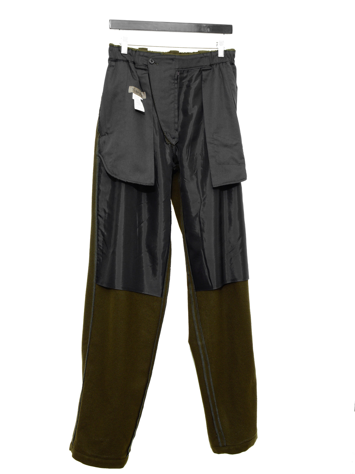 Elastic Waist Pants Olive