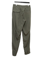 Double Pleat Trousers Olive