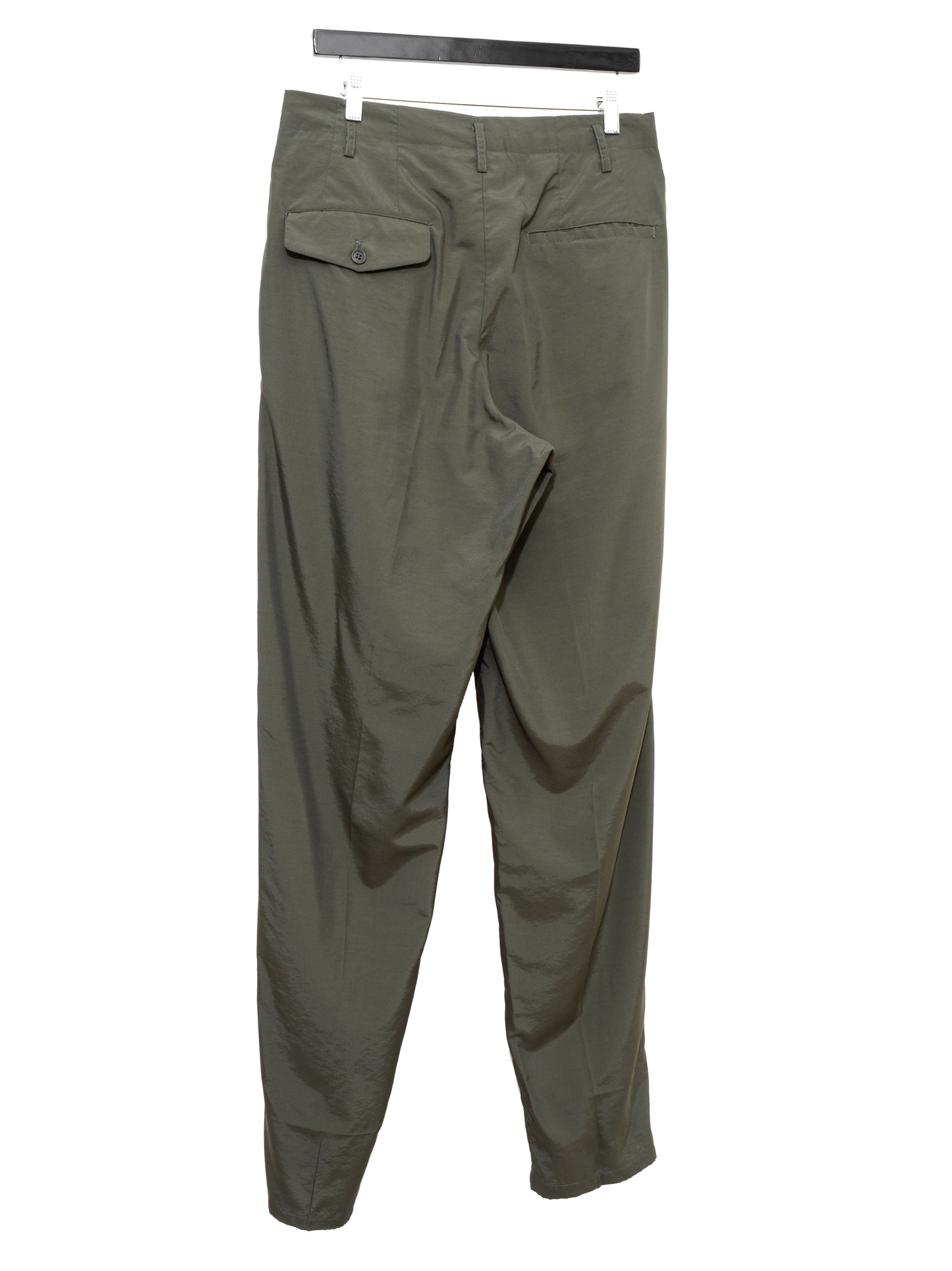 double pleat trousers olive ∙ rayon nylon ∙ small