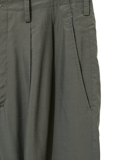 double pleat trousers olive ∙ rayon nylon ∙ small