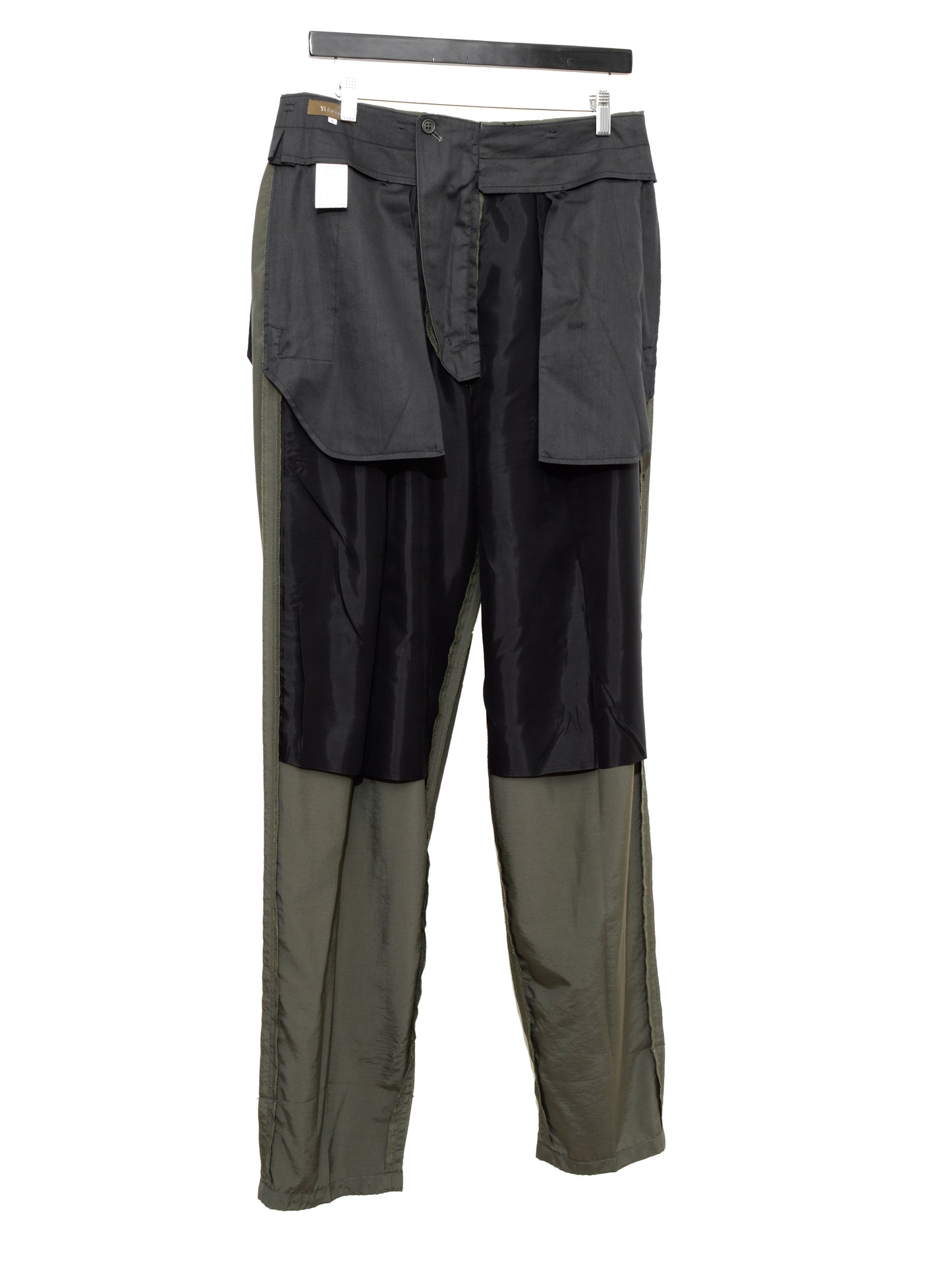 double pleat trousers olive ∙ rayon nylon ∙ small