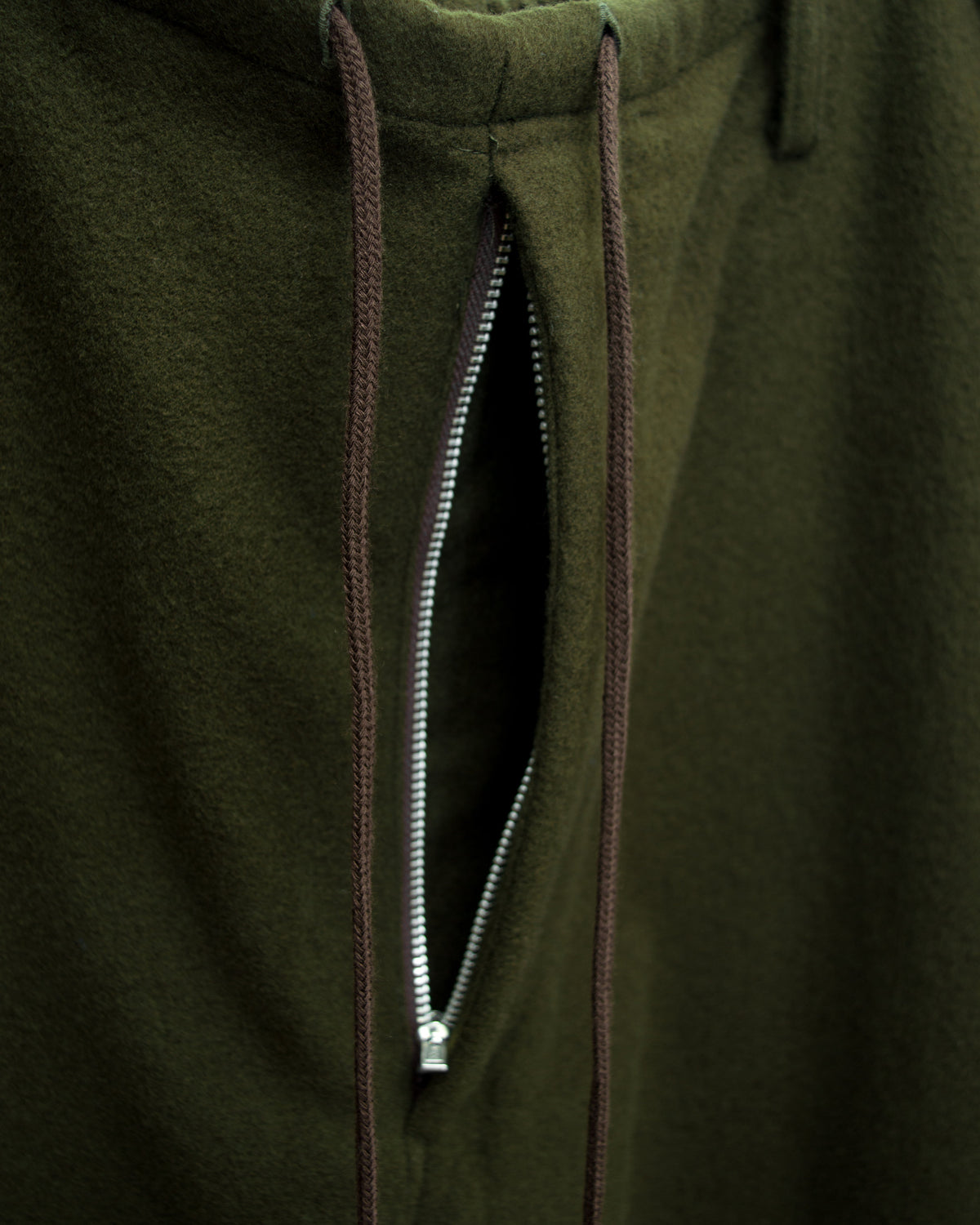 Drawstring Pants Olive