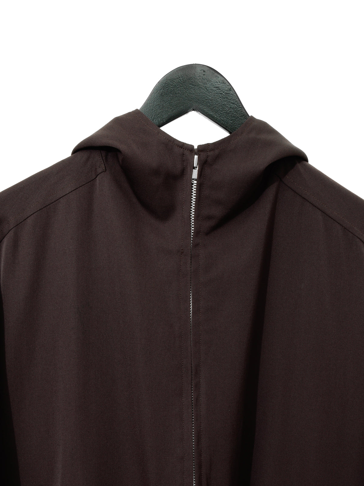 Hooded Zip Jacket Chocolate