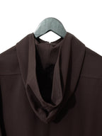 Hooded Zip Jacket Chocolate