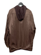 Hooded Zip Jacket Chocolate