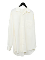Open Collar Shirt Ivory