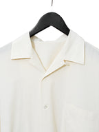 Open Collar Shirt Ivory