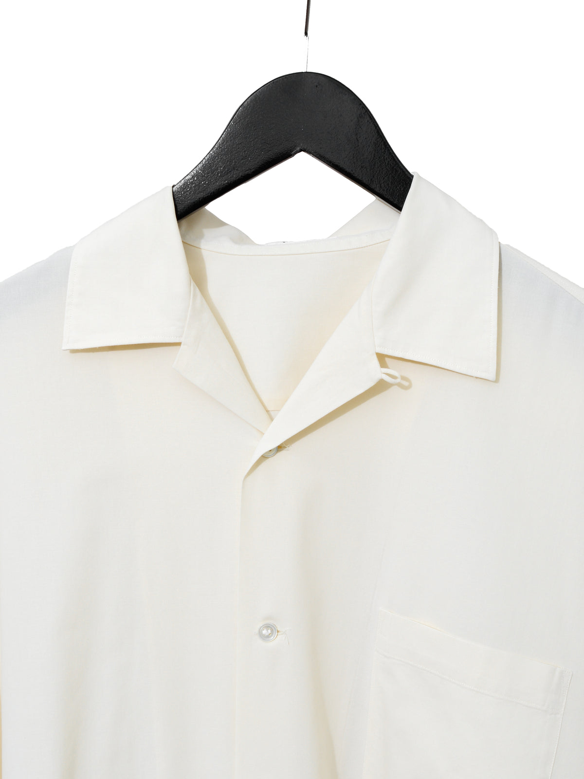 Open Collar Shirt Ivory