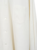 Open Collar Shirt Ivory