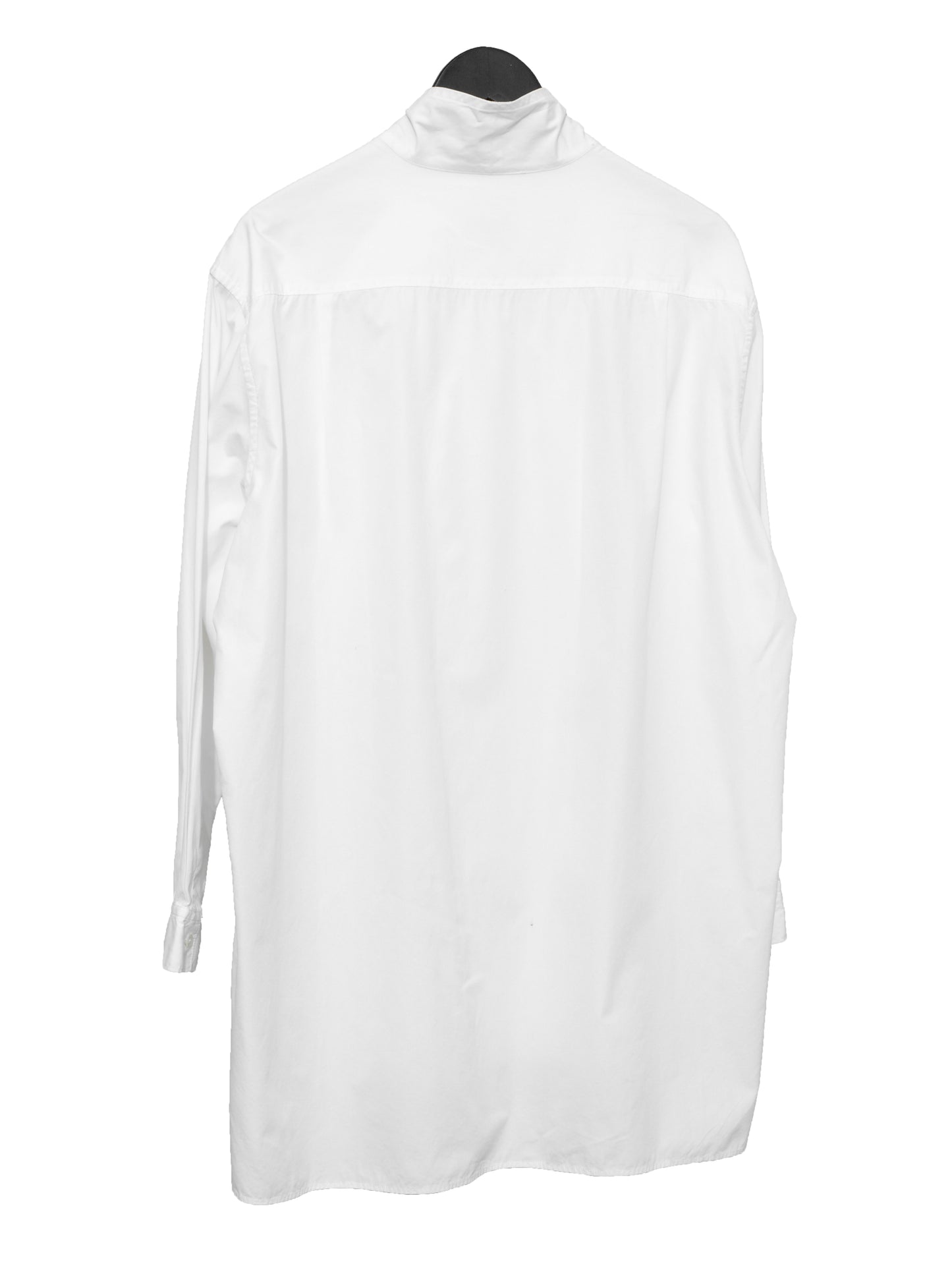 zip front shit white ∙ cotton ∙ one size